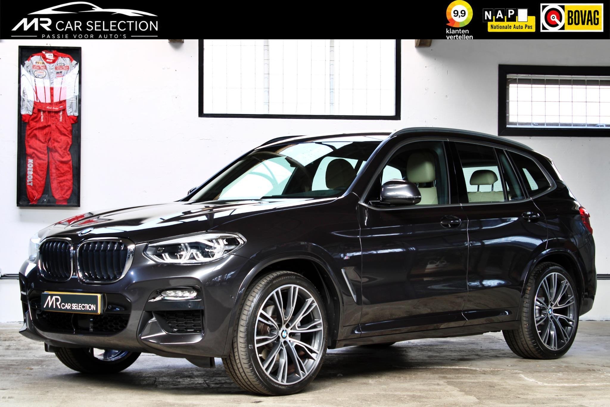 BMW X3 xDrive20i High Executive M Sport | HUD | 21" | Adap., Auto's, Gebruikt, 4 cilinders, Met garantie (alle), Automatische klimaatregeling