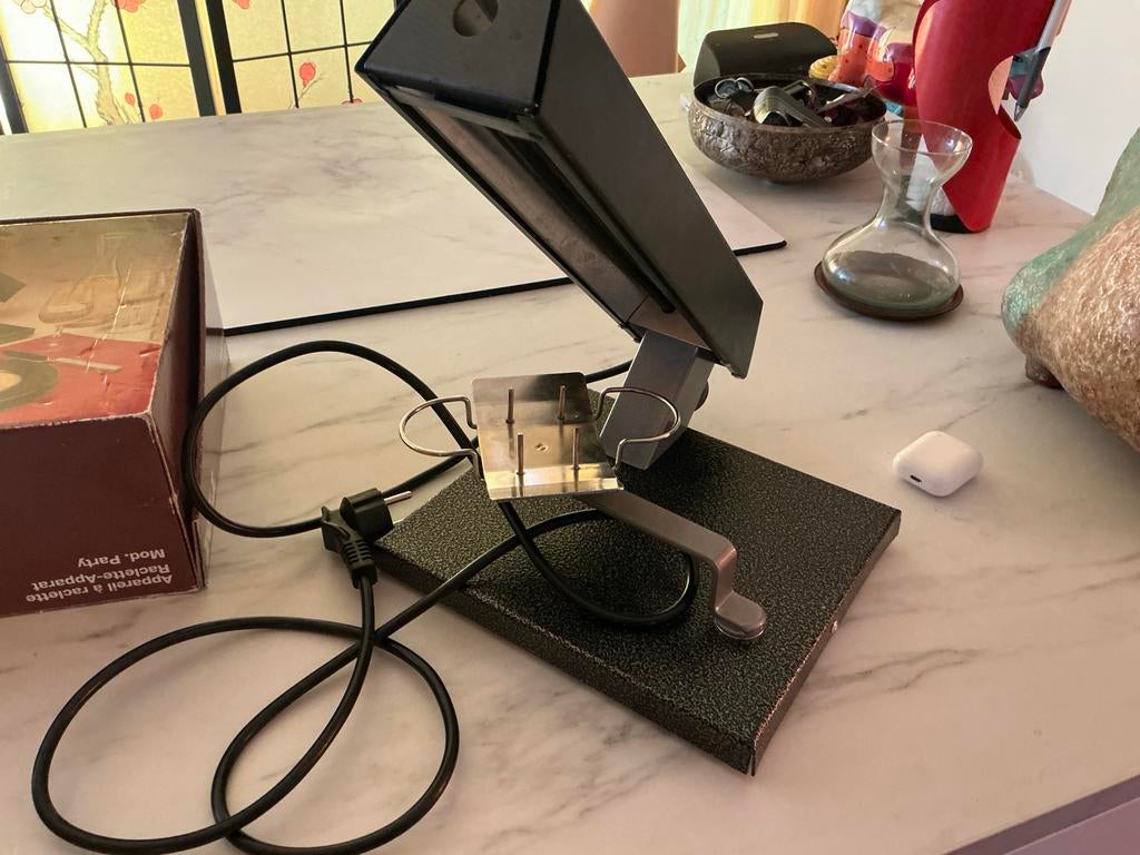 Vintage TTM Raclette-apparaat - Mod. Party, Witgoed en Apparatuur, Fonduesets, Ophalen of Verzenden, Zo goed als nieuw