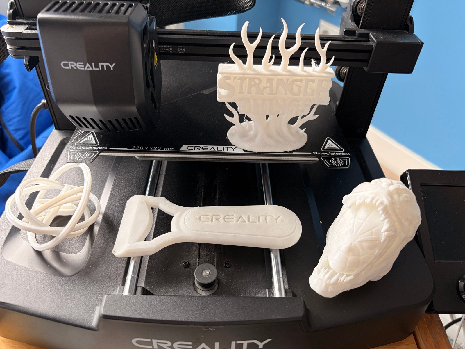 Creality Ender 3 S1 3D-printer met filament, Computers en Software, Ophalen, Zo goed als nieuw, Filament