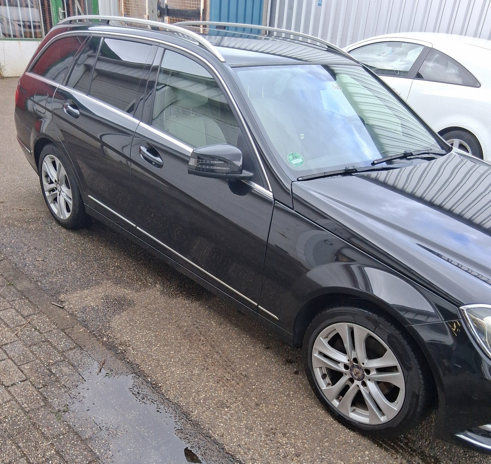 Mercedes-Benz C-Klasse 1.6 C180 turbo. Estate 2013 Zwart, Auto's, Mercedes-Benz, Cruise Control, Achterwielaandrijving, 1800 kg
