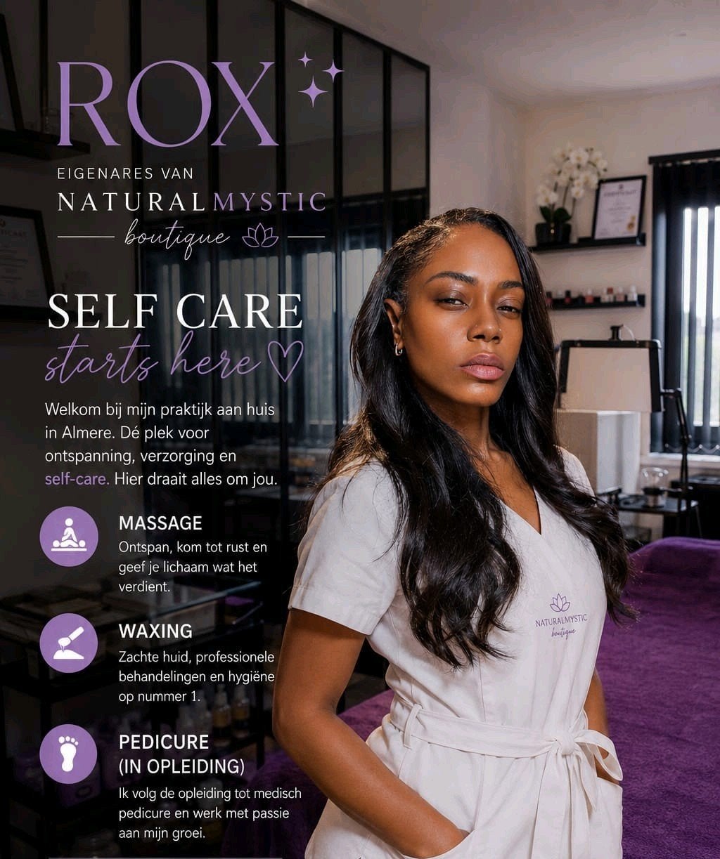 Massage en Wax Boutique (M & V) Almere / Flevoland, Bedrijfsmassage
