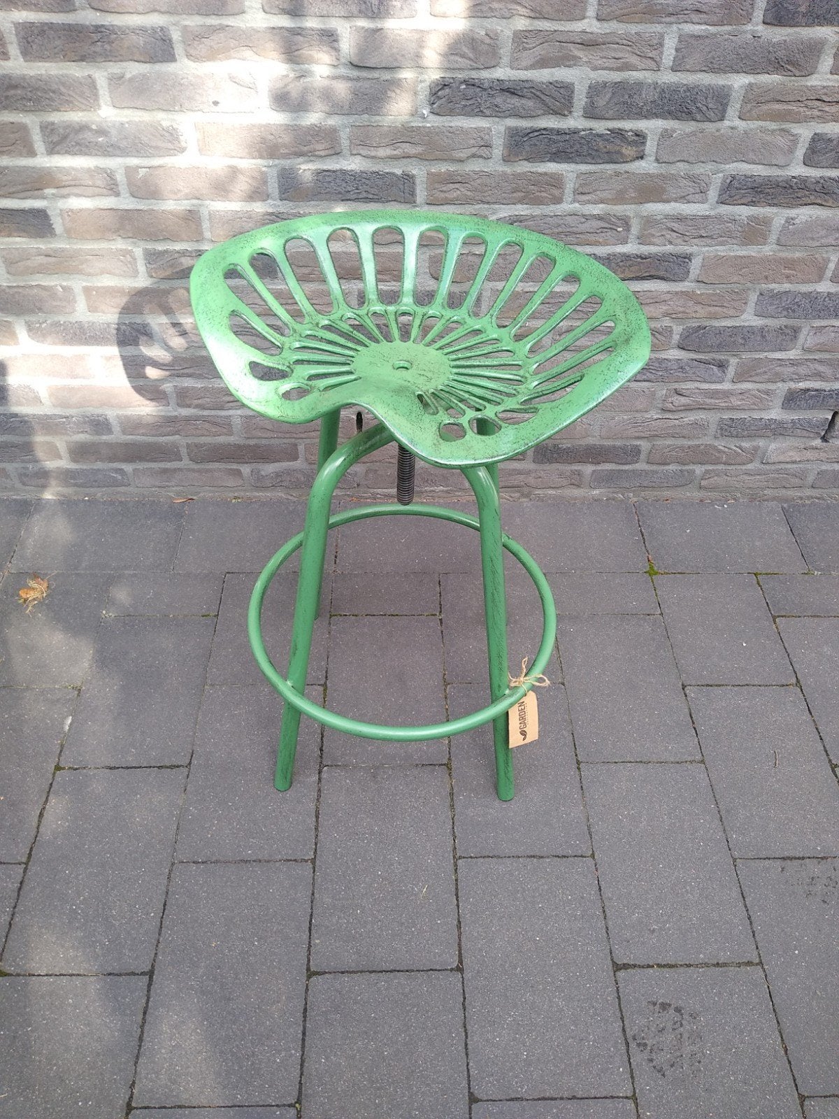 tuinstoel barkruk tractorstoel Esschert design, Ophalen, Zo goed als nieuw