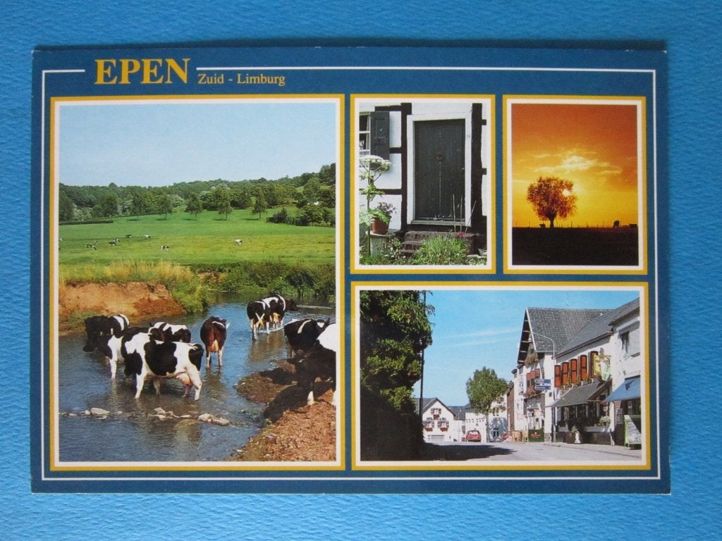 Ansichtkaar: Epen, Zuid-Limburg, Verzamelen, Ophalen of Verzenden, 1980 tot heden, Gelopen, Limburg
