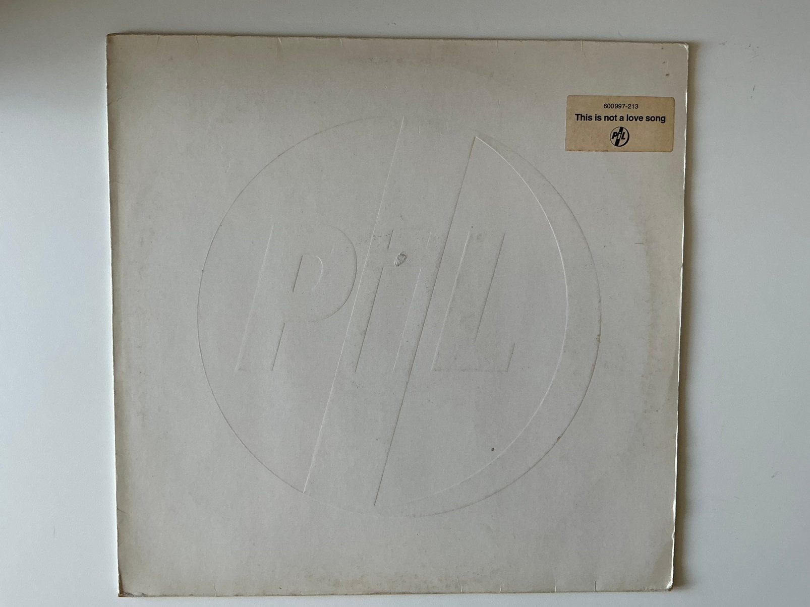 PiL – This Is Not A Love Song 12” punk rock, Gebruikt, Ophalen of Verzenden, Overige typen, Punk Rock