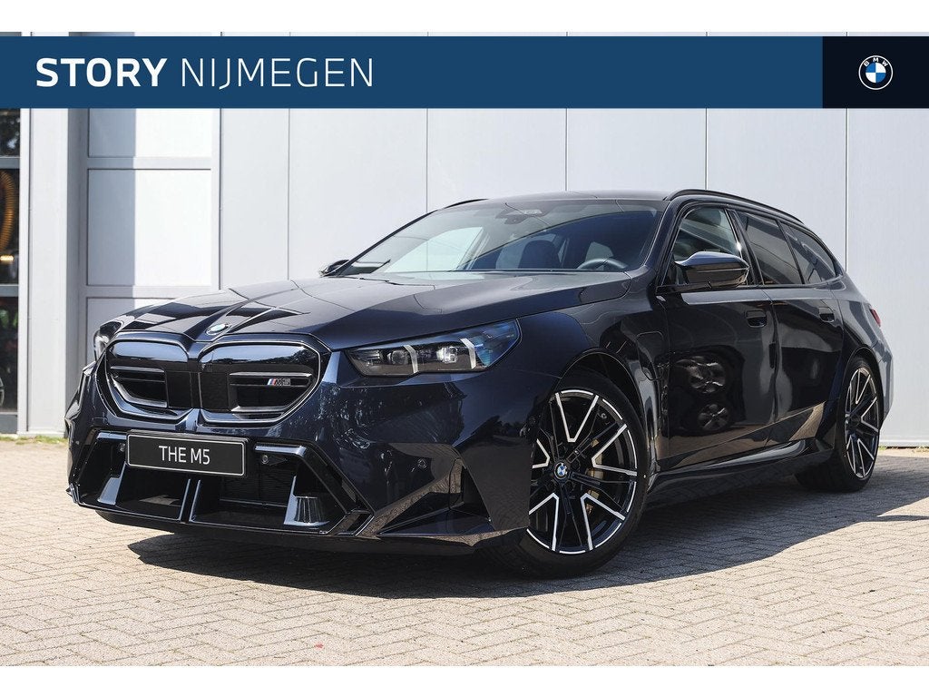 BMW 5 Serie Touring M5 Automaat / M Drive Professional / Pan, Auto's, BMW, 4395 cc, LED verlichting, Zwart, Leder