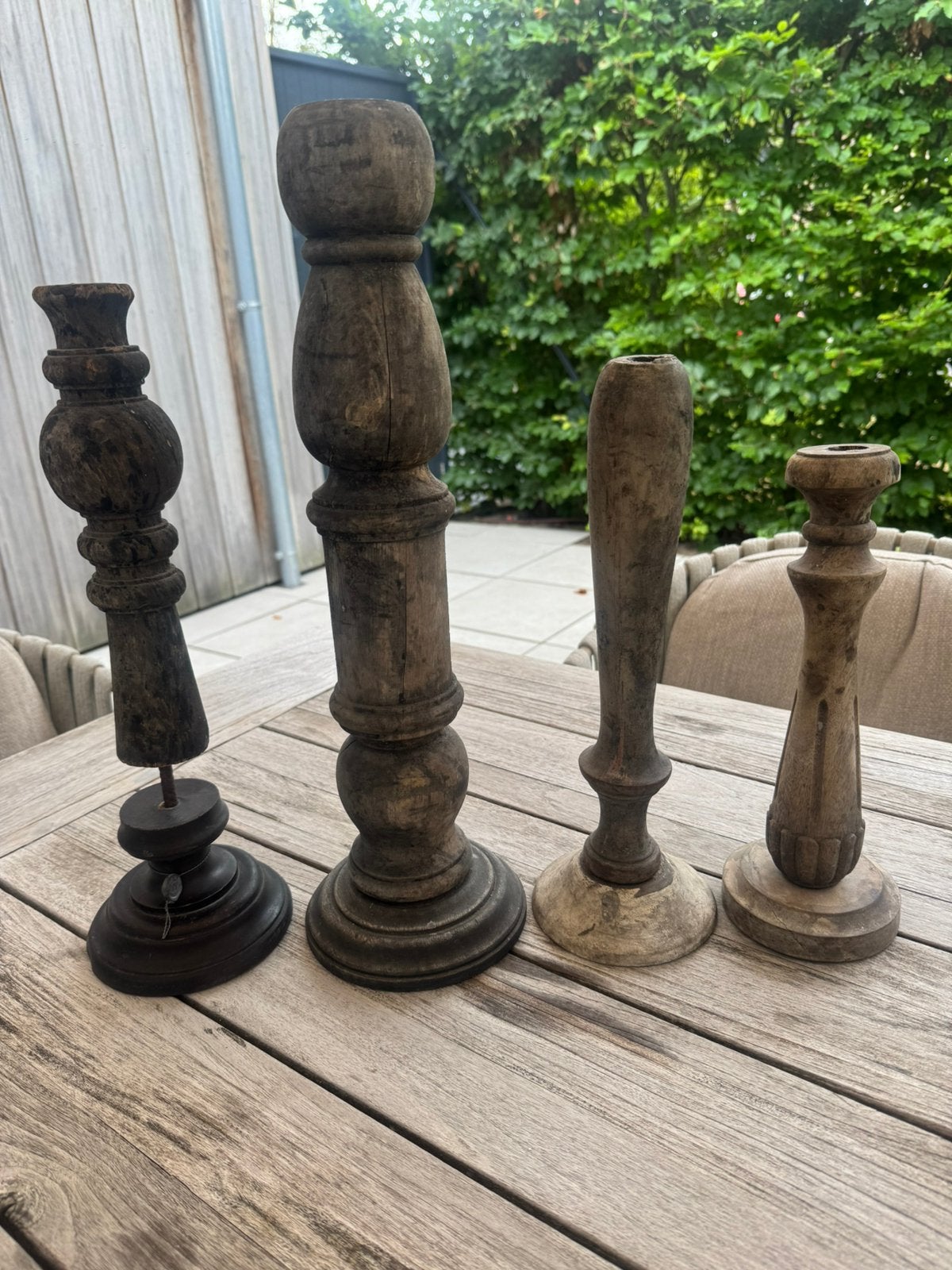 4 Hoffz kandelaars, Ophalen of Verzenden, Overige materialen