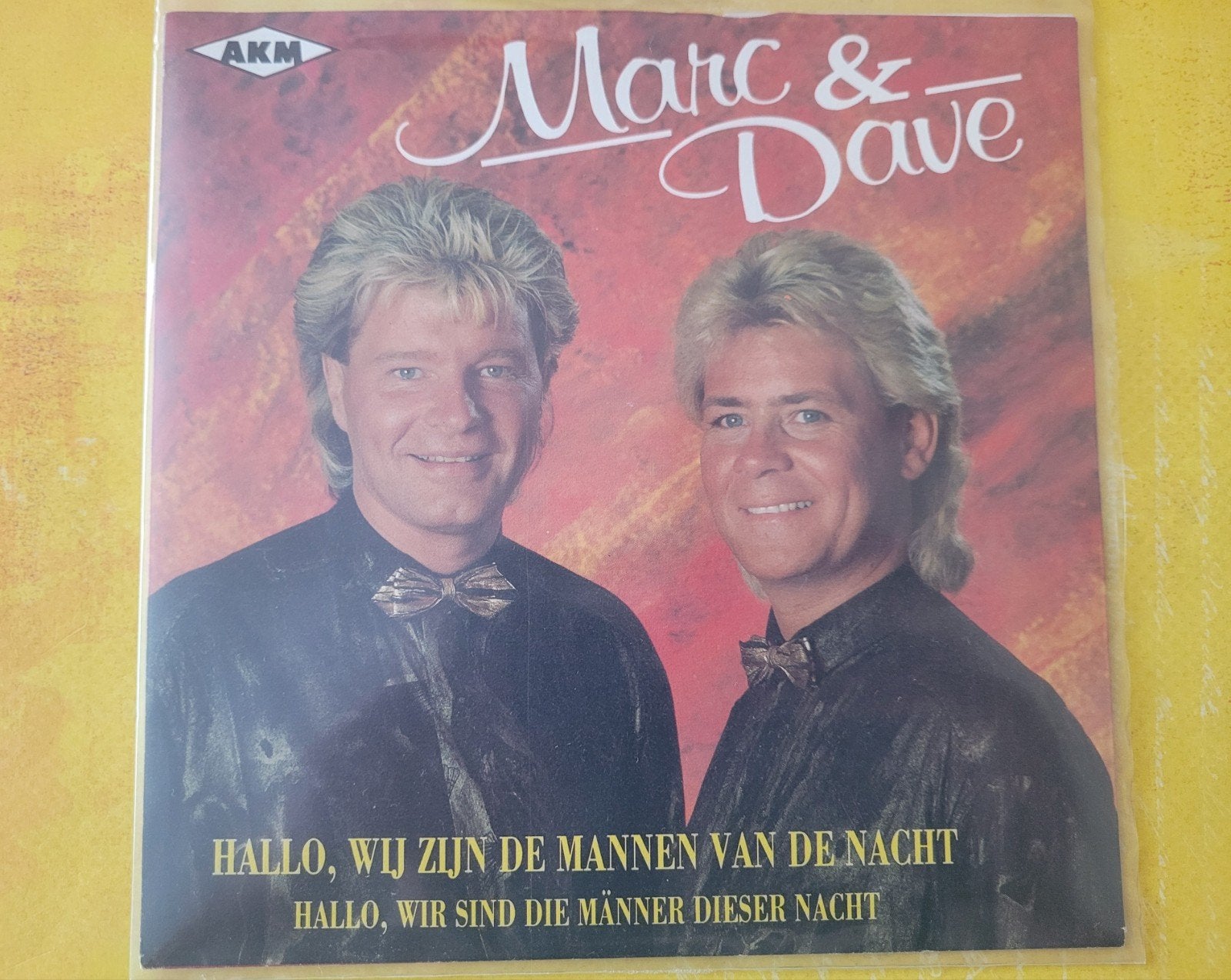 Marc en Dave - Wij zijn de mannen van de nacht, Ophalen, Zo goed als nieuw, Overige formaten, Levenslied of Smartlap