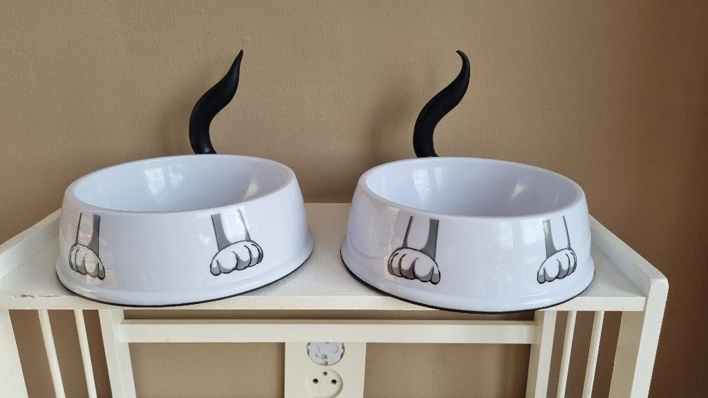 2 Mooie Super leuke Katten Voer bakken van Felix Nieuwstaat, Verzenden, Zo goed als nieuw