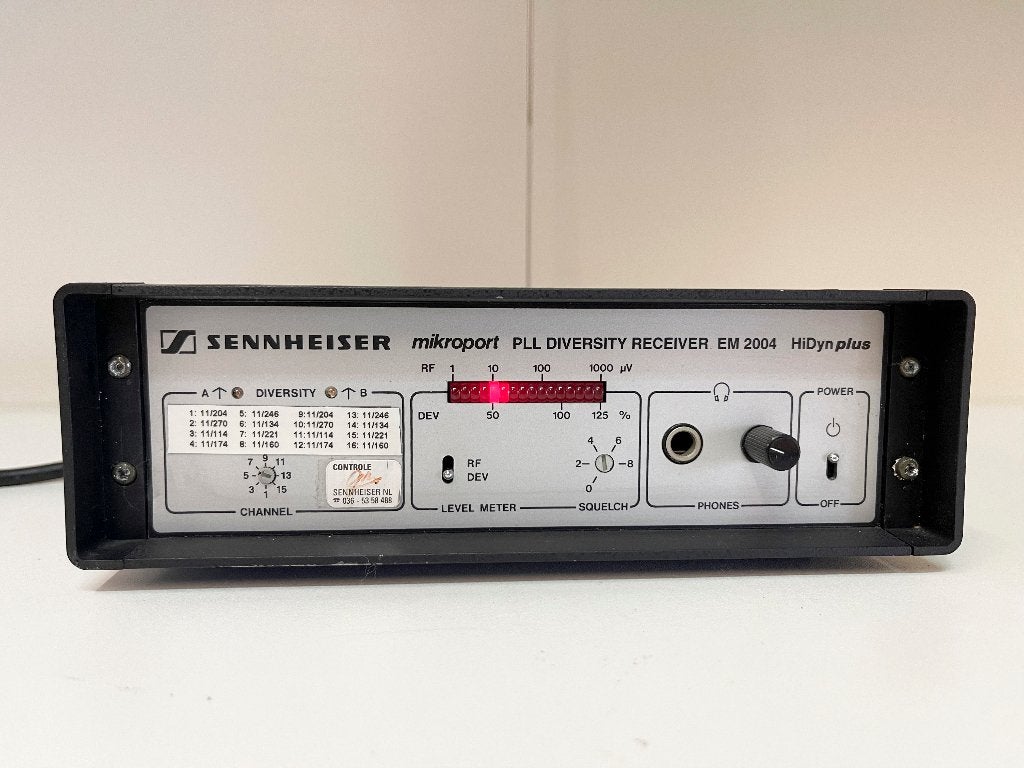SENNHEISER EM2004 HiDyn Plus PLL Diversity Receiver, N, Overige typen, Ophalen of Verzenden, N