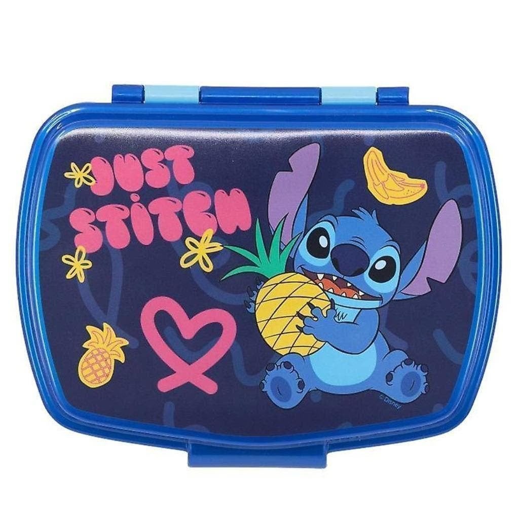 Stitch Broodtrommel Blauw - Disney Lunchbox / Brooddoos, Ophalen of Verzenden, Nieuw