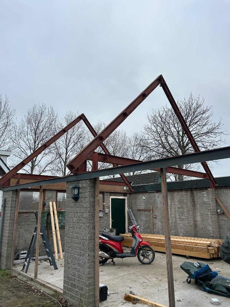 Staalconstructie / spanten IPE 180, Doe-het-zelf en Verbouw, Metalen, Ophalen, Gebruikt, IJzer