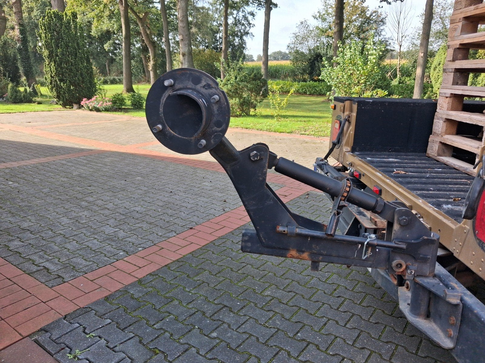 Hummer Humvee HMMWV Resevewiel houder, Ophalen, Gebruikt