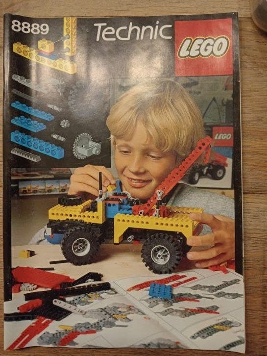 Lego Technic 8889 Ideeënboek 1984, Gebruikt, Lego, Overige typen, Ophalen of Verzenden