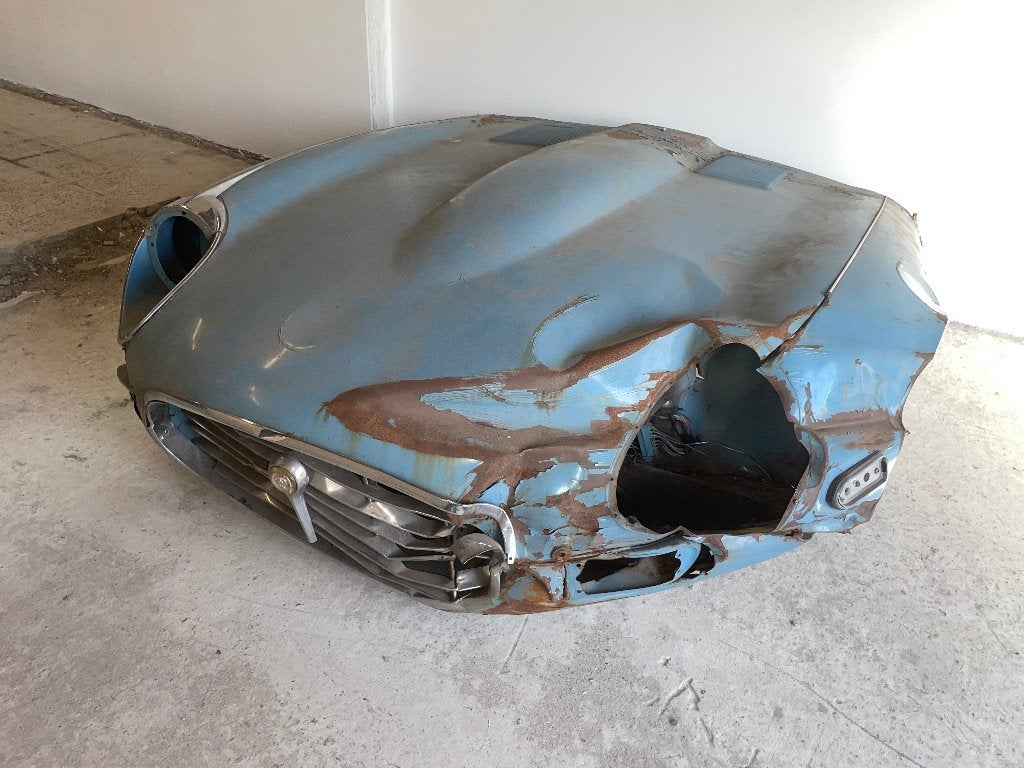 jaguar e type serie 3 v12 motorkap met schade, Ophalen of Verzenden, Gebruikt, Jaguar, Motorkap