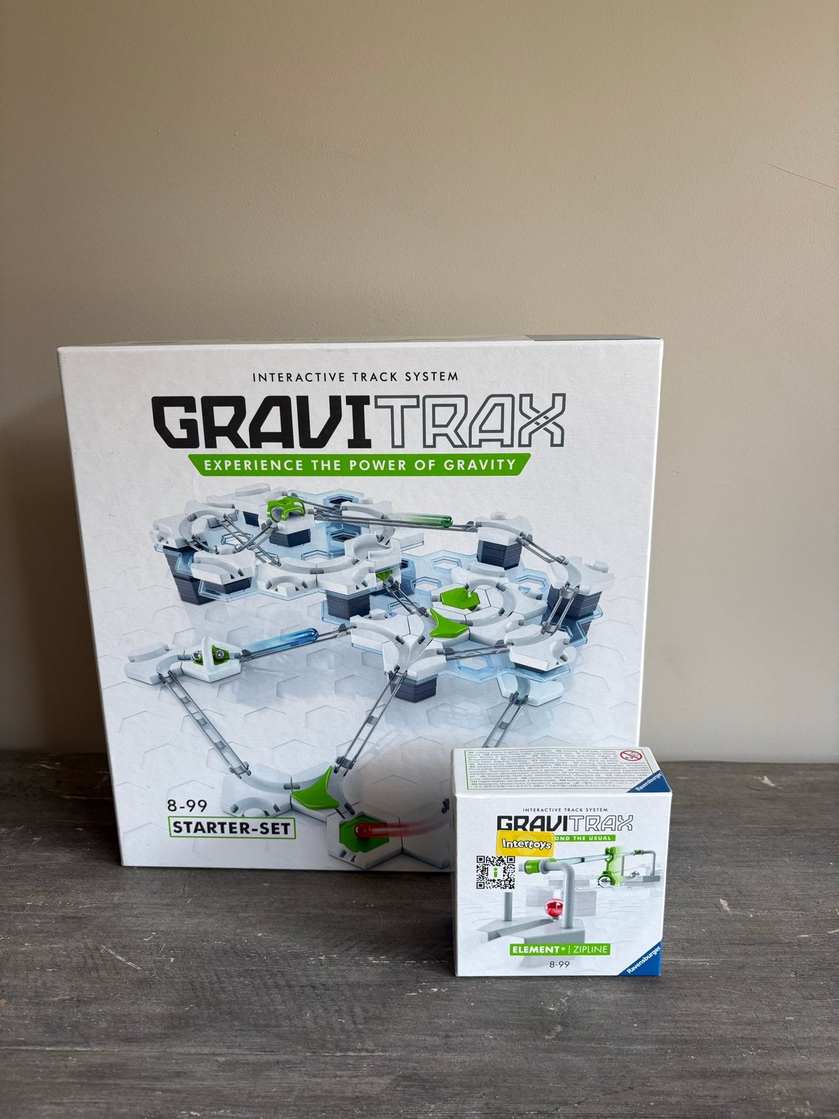 GraviTrax Starter-Set met Zipline uitbreiding, Ophalen of Verzenden, Zo goed als nieuw, Bouwen