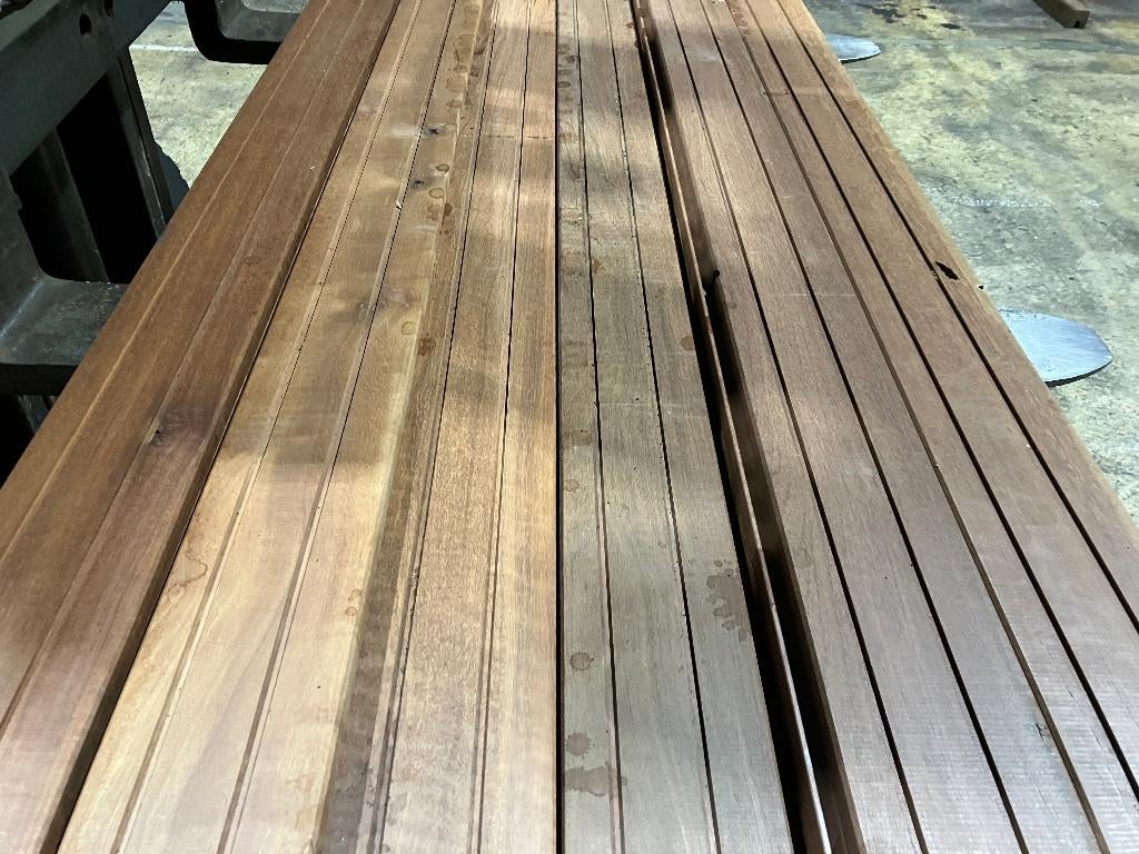 Hardhout-Massaranduba–planken–vlonderplanken-terrasplanken, Tuin en Terras, Terrasdelen en Vlonders, Ophalen, Nieuw, Hout