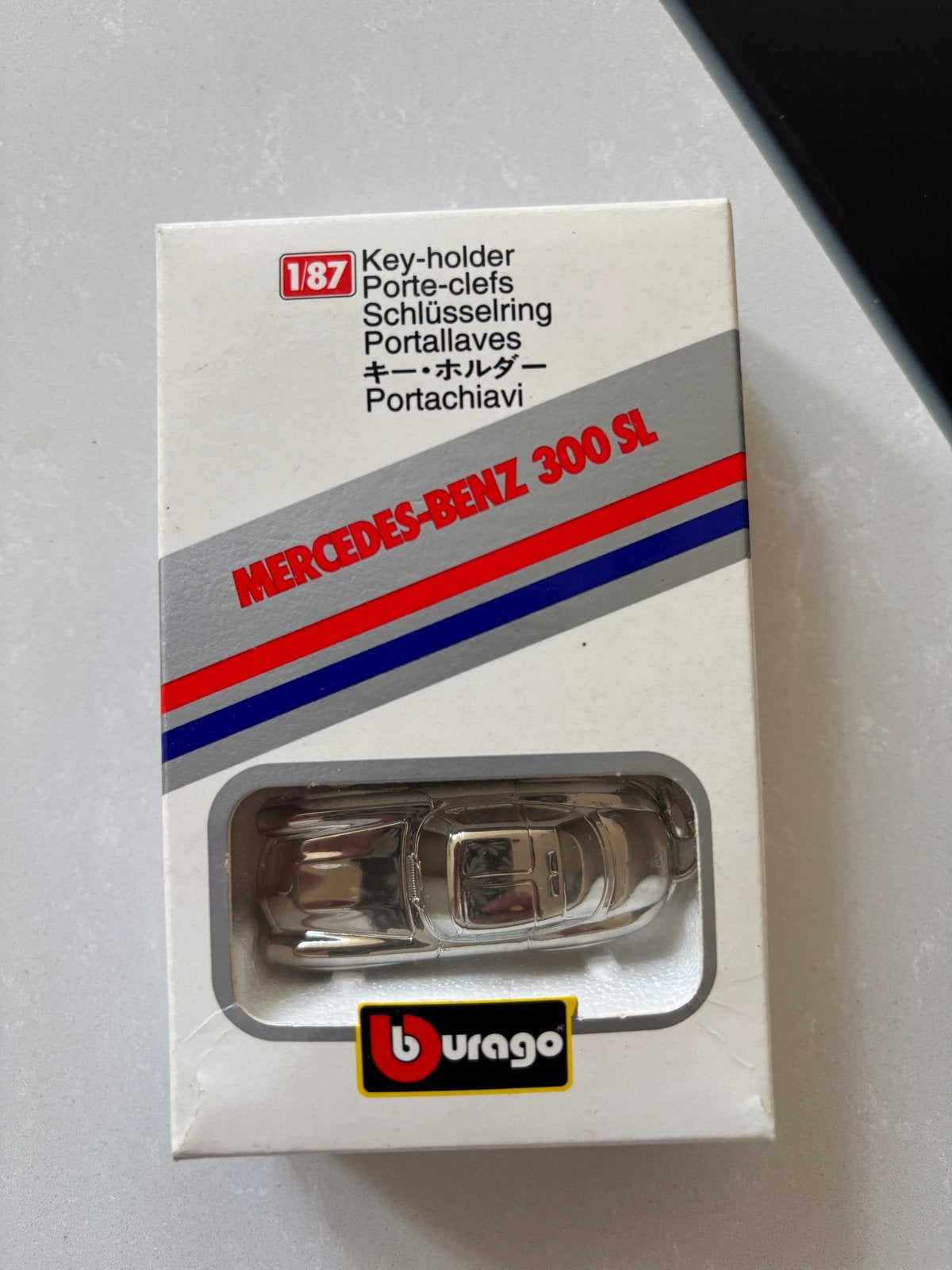 Sleutelganger Mercedes-Benz 300 SL  1:87, Verzamelen, Sleutelhangers, Ophalen of Verzenden, Nieuw, Merk