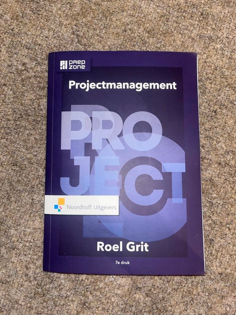Projectmanagement - Roel Grit (7e druk), Ophalen of Verzenden, Gamma, Nieuw, HBO