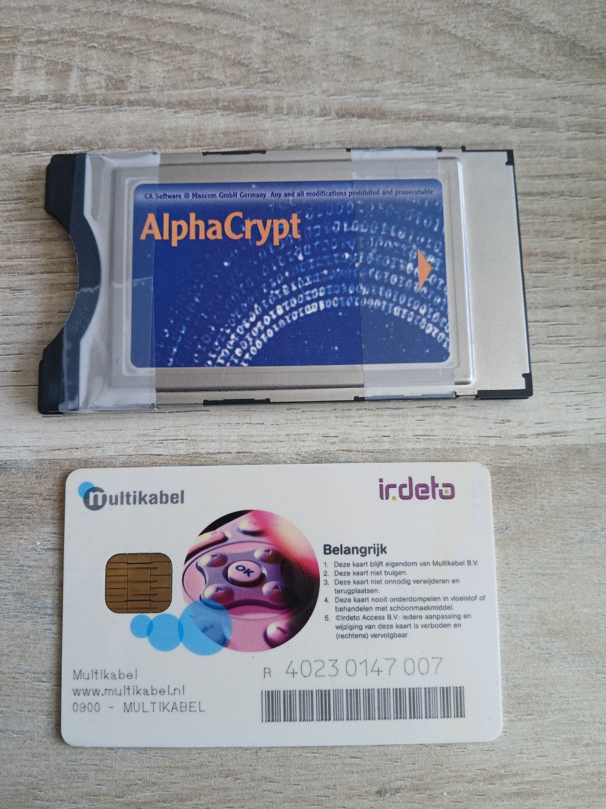 ci module + kaart, Ophalen of Verzenden