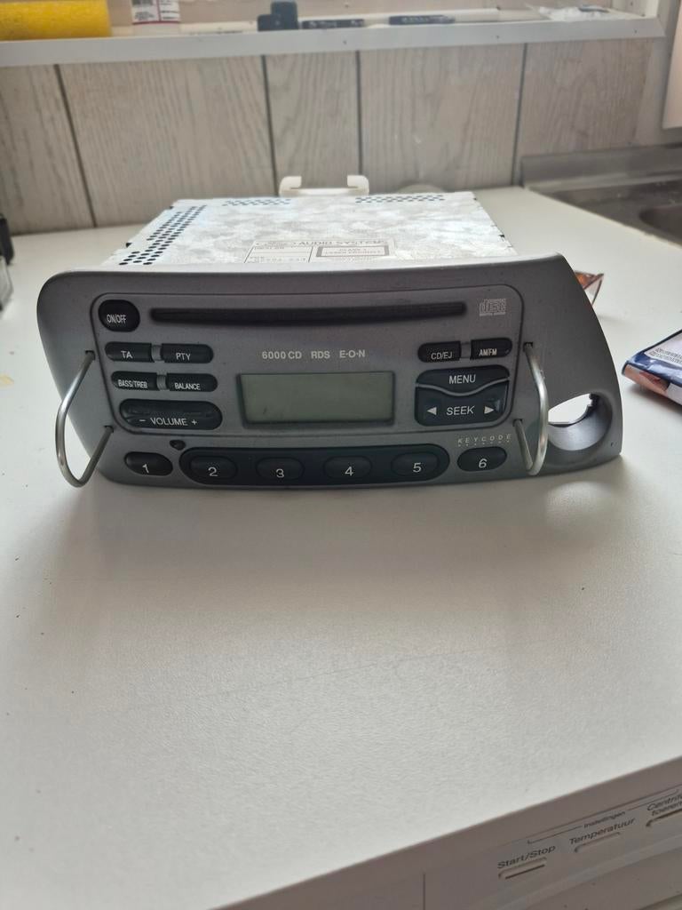 Ford 5000 CD RDS E-O-N Autoradio, Ophalen of Verzenden, Gebruikt