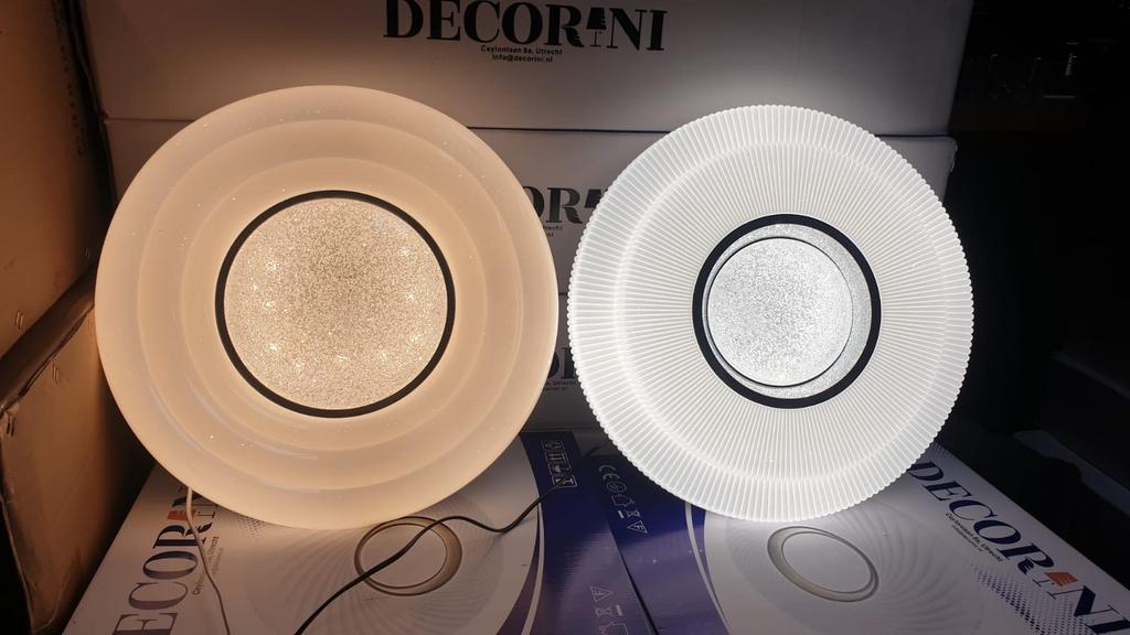 LED Plafondlamp 3 Kleuren met Afstandsbediening en Dimmer, Ophalen of Verzenden, Nieuw, Kunststof