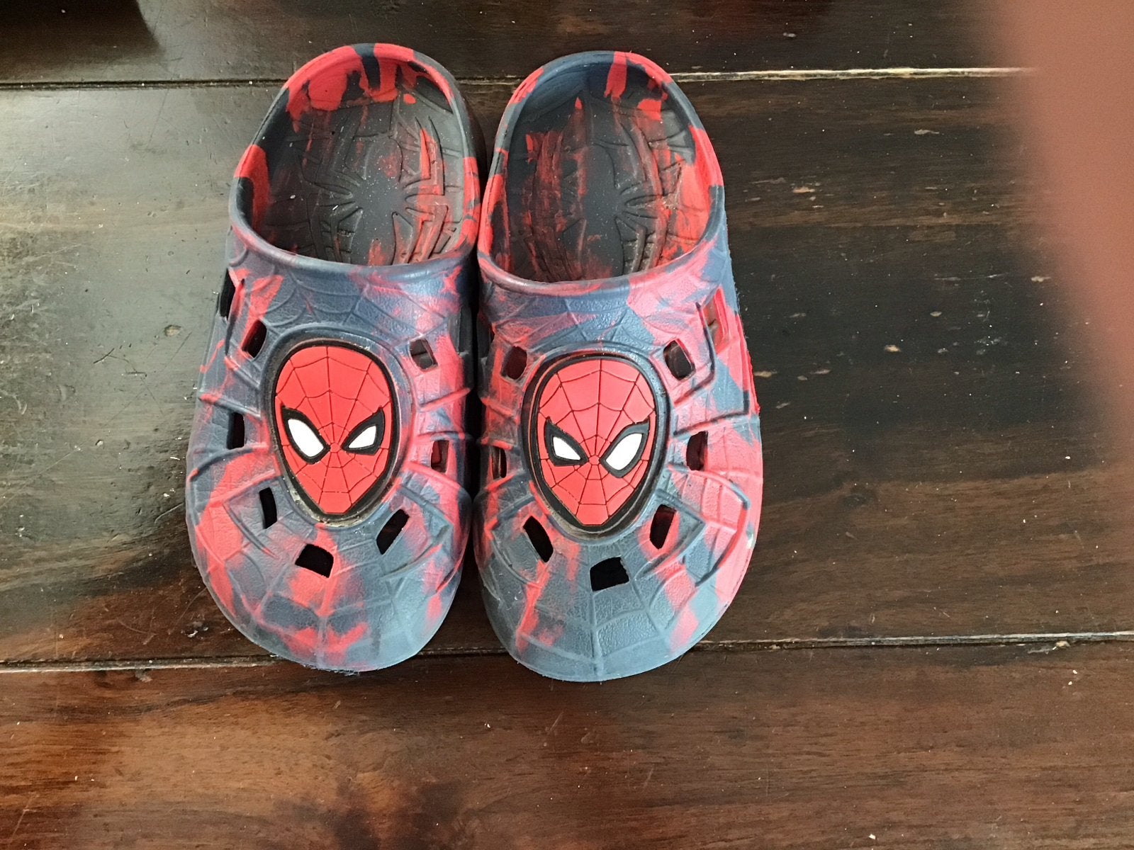 Spiderman klompjes maat 25/26, Ophalen of Verzenden, Gebruikt, Jongen, Overige typen