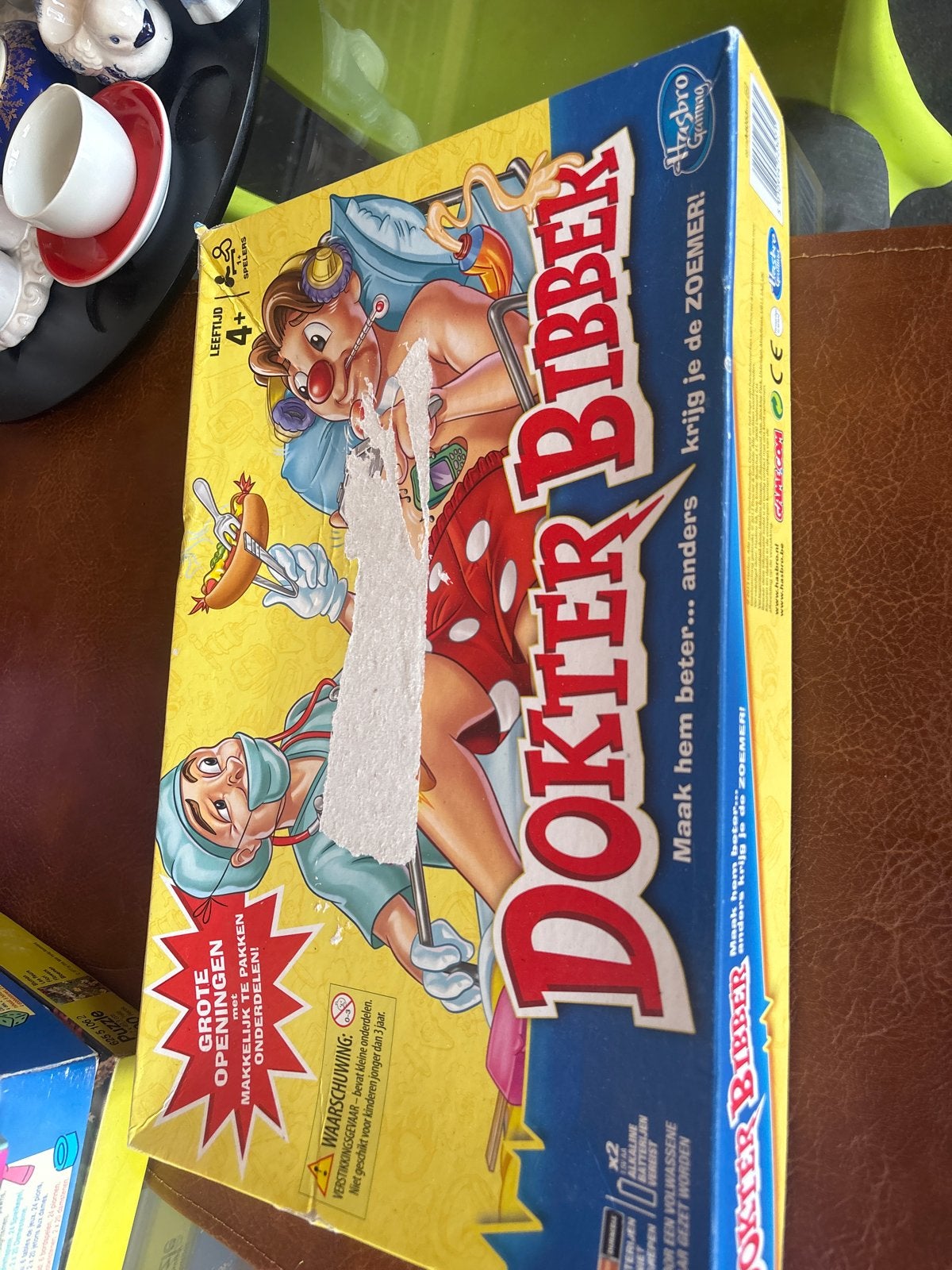 Dokter Bibber spel - Hasbro Gaming, Een of twee spelers, Ophalen of Verzenden, Gebruikt