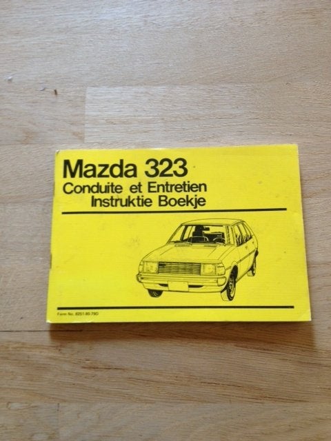 Mazda 323 Handleiding      1979         (NL/Frans), Ophalen of Verzenden