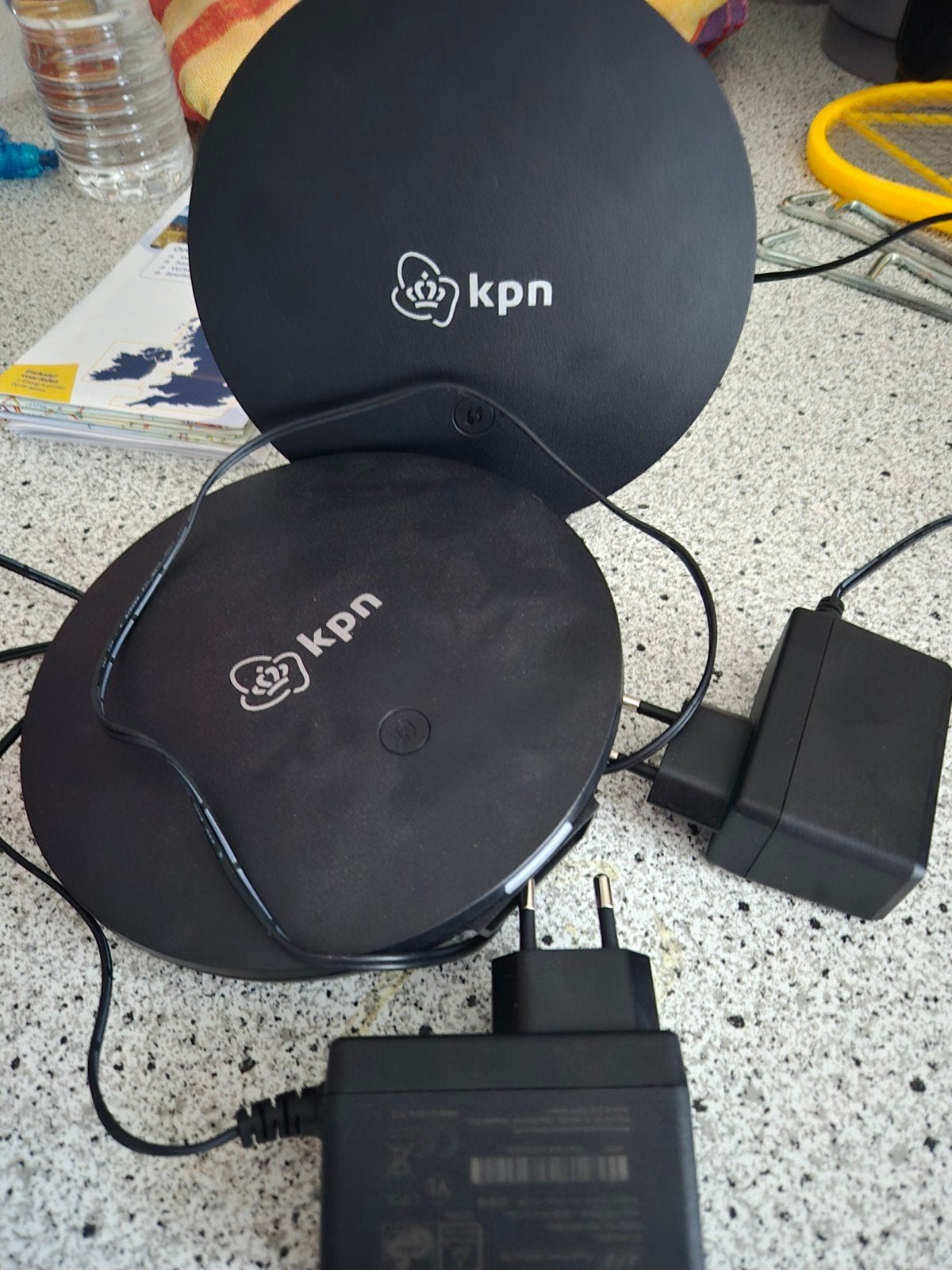 KPN SuperWifi punten (2 stuks) met adapters, Ophalen of Verzenden
