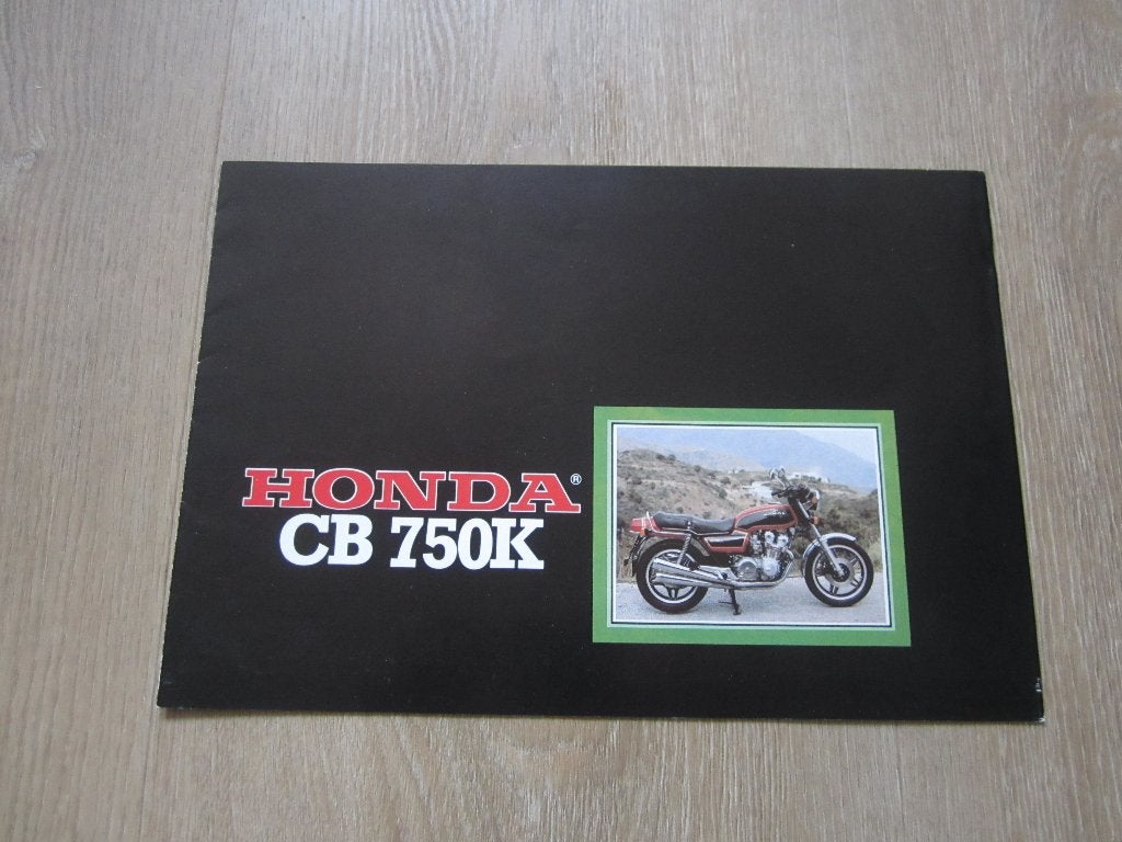 Honda CB 750K brochure folder 1981 ?, Ophalen of Verzenden, Honda