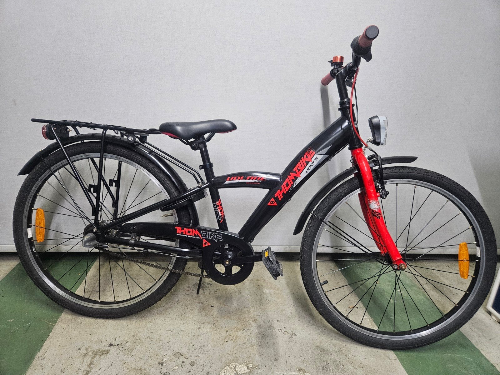Nette jongensfiets 22/24 inch 3 versnellinge Volare Thombike, Ophalen, Zo goed als nieuw, 24 inch, Handrem