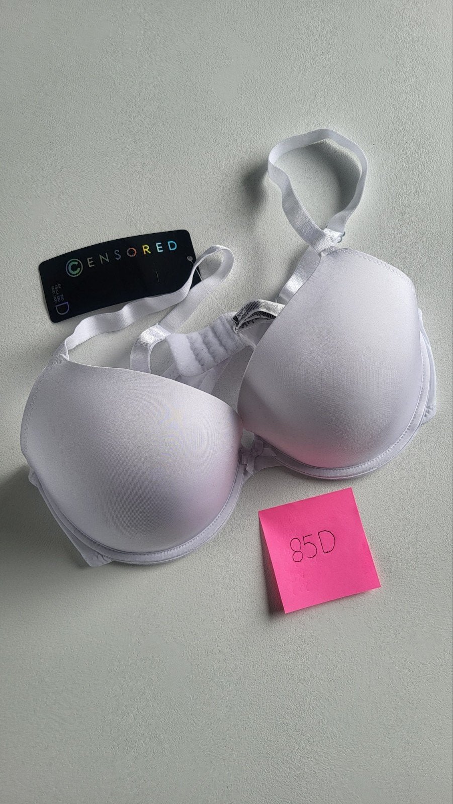 Witte BH - Censored - Maat 85D, Kleding | Dames, Ondergoed en Lingerie, Censored, Ophalen of Verzenden, Wit, BH