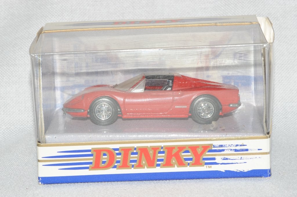 Dinky Coll Ferrari Dino 246 GTS 1973 no dy24, Ophalen of Verzenden, Zo goed als nieuw, Auto, Dinky Toys