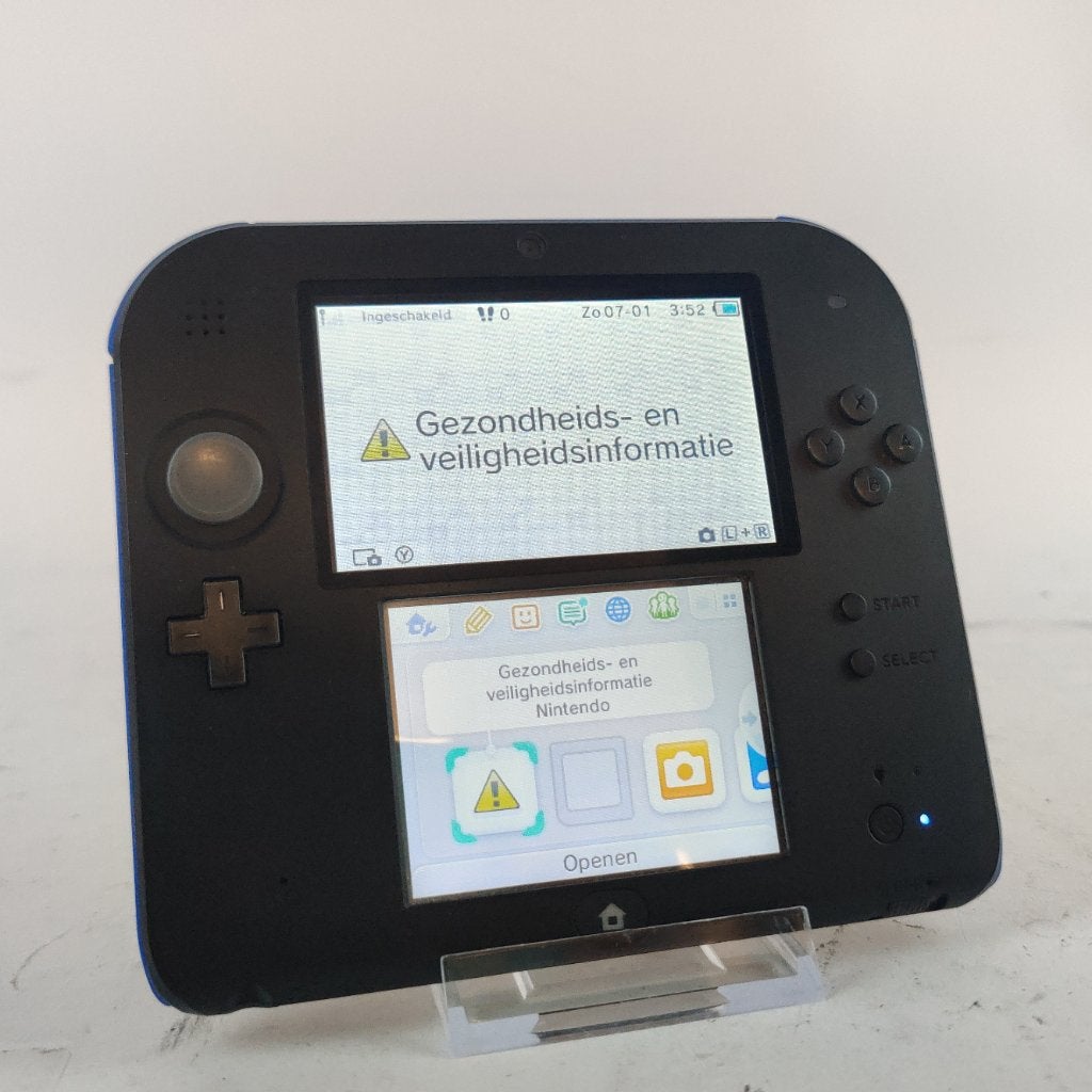 Nintendo 2DS zwart blauw || Nu voor €99.99!, Blauw, 2DS, Ophalen of Verzenden, Zo goed als nieuw