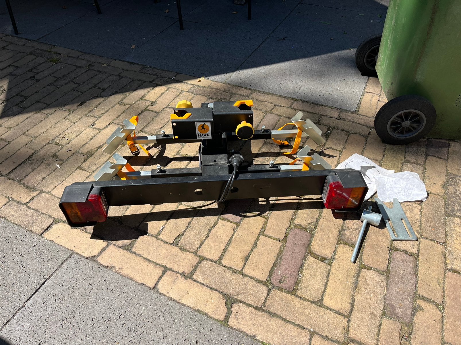 Fietsendrager trekhaak HAWK, Auto diversen, Fietsendragers, Ophalen, 2 fietsen, Gebruikt, Trekhaakdrager