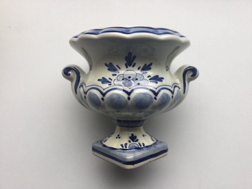Delft Holland Porzellan Vase Römervase Blau/Weiß, Antiek en Kunst, Ophalen of Verzenden