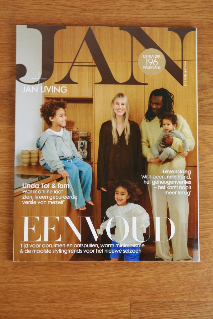 zgan JAN + Jan Living jaargang 2026 uitgave 4 - april 2026, Ophalen of Verzenden, Zo goed als nieuw, Glossy
