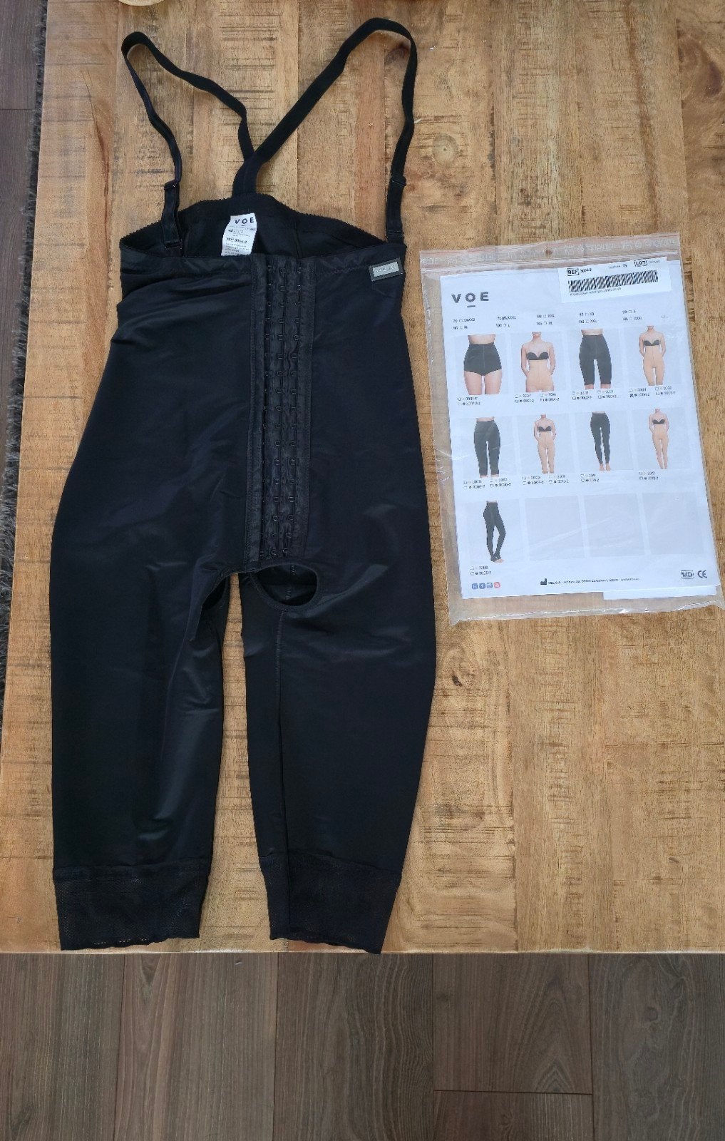 VOE postoperatief drukpak compressiepak maat XXXS, Voe, Ophalen of Verzenden, Zwart, Body of Korset
