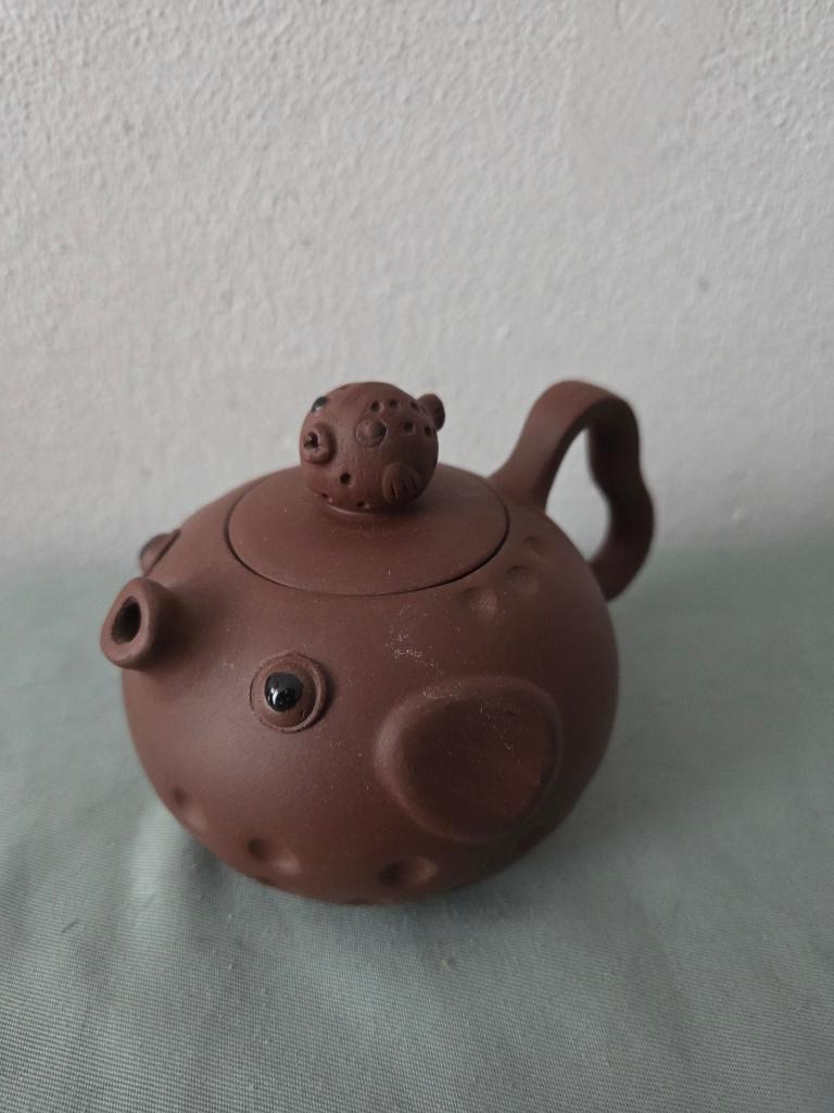 Yixing Clay Teapot Chinese Zisha Globefish, Antiek en Kunst, Antiek | Keramiek en Aardewerk, Ophalen of Verzenden