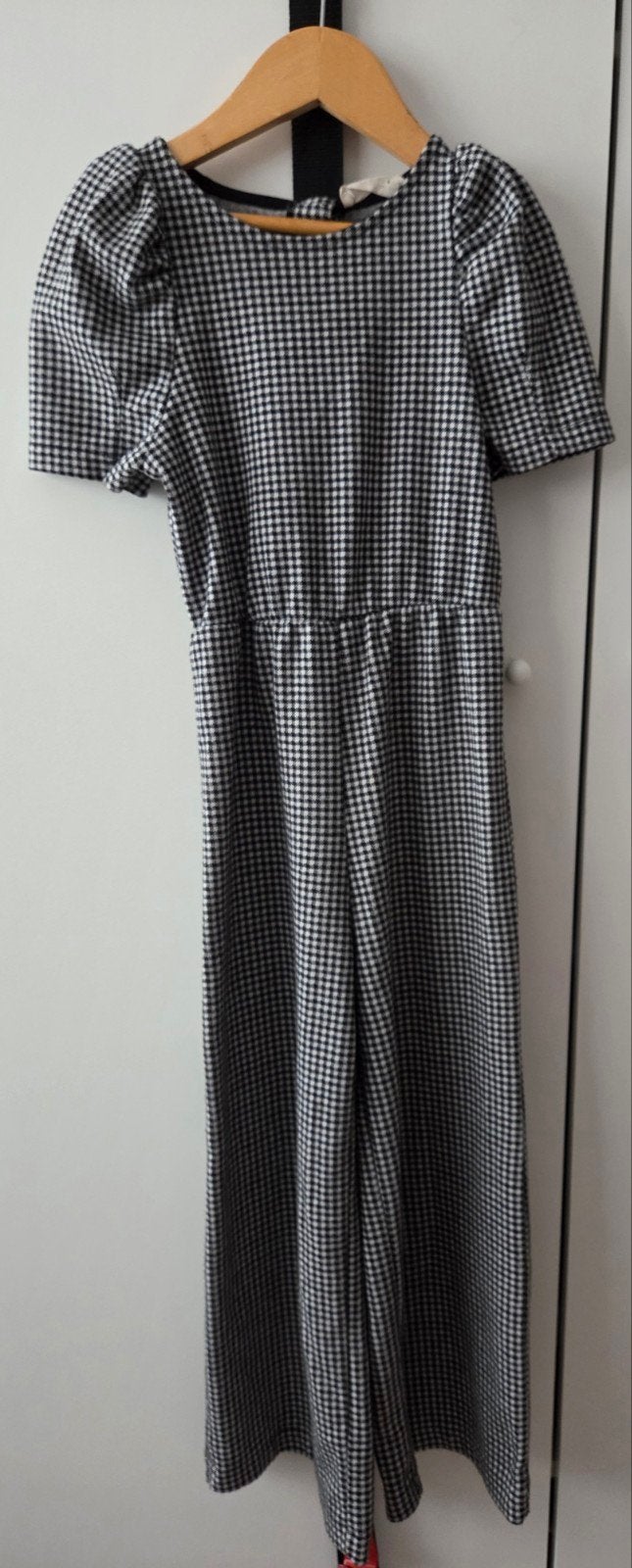 Zara zwart-witte jumpsuit maat 134, Kinderen en Baby's, Overige typen, Meisje, Ophalen of Verzenden, Zo goed als nieuw