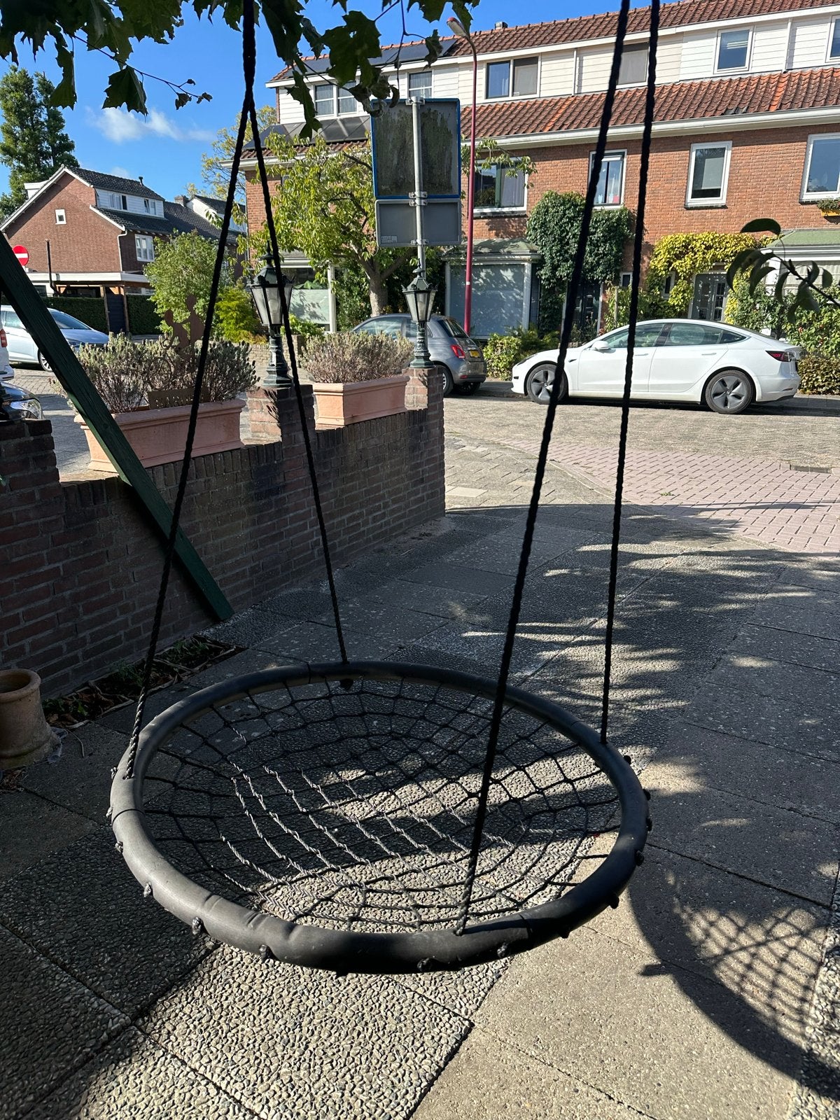 Net schommel - Doorsnee 1 meter, Ophalen of Verzenden, Gebruikt, Schommel