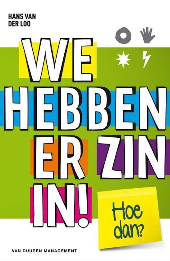Hans van der Loo We hebben er zin in Van Duuren, Ophalen of Verzenden, Zo goed als nieuw, Nederland