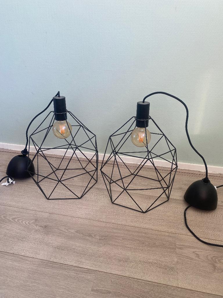 Sunneby ikea lampen 2x, Ophalen, Overige materialen, Zo goed als nieuw, Modern
