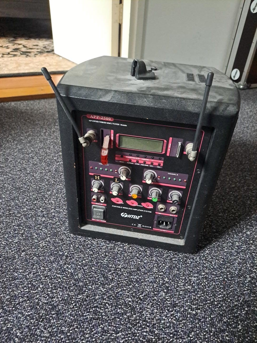 draagbare draadloze geluidsinstallatie, Ophalen of Verzenden, Minder dan 50 watt