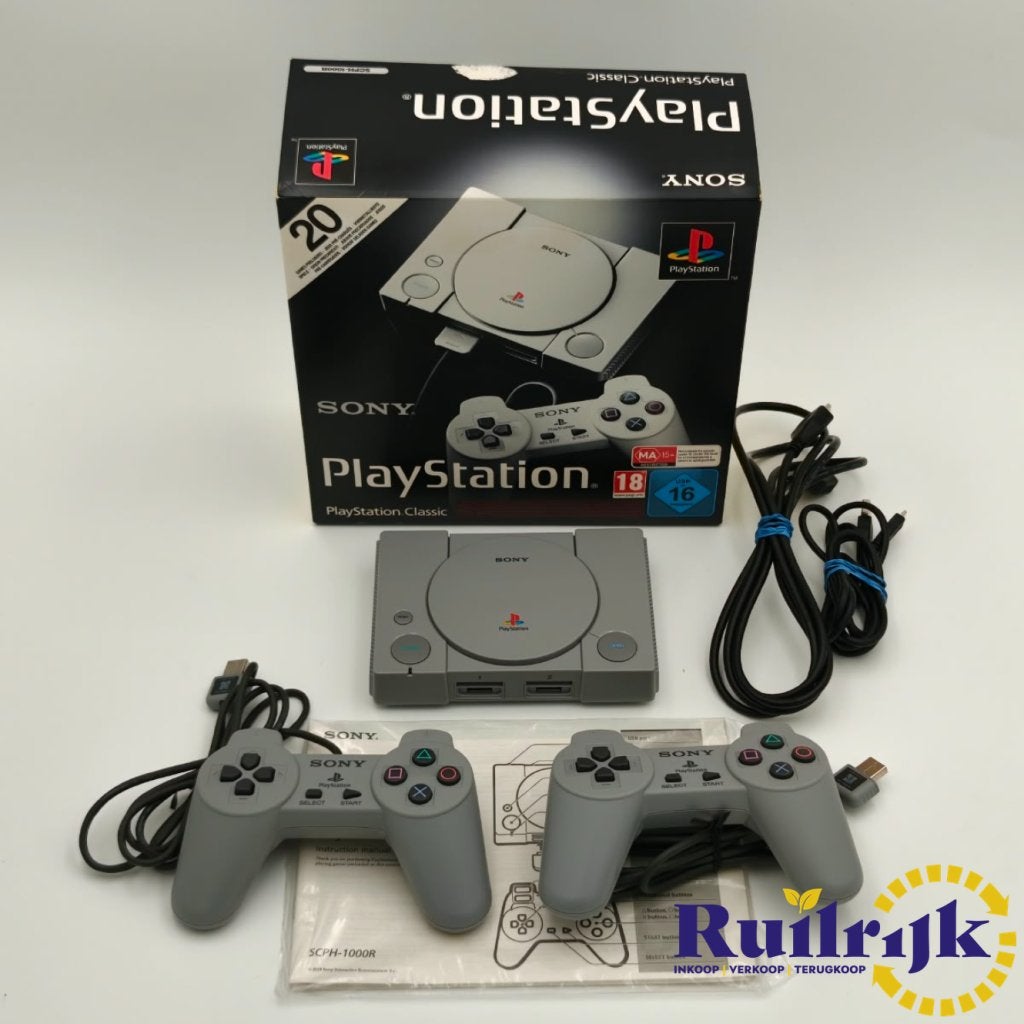 Sony Playstation 1 Mini HDMI Console +2 controllers met doos, Sony, Zo goed als nieuw, Support@sony.com, 1-7-1 Konan, Minato-ku
Tokyo 108-0075
Japan