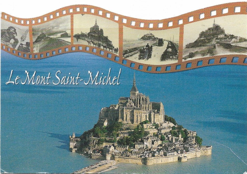 Ansichtkaart  	Le Mont Saint-Michel (Frankrijk)	Abdij, Verzenden, 1980 tot heden, Gelopen, Frankrijk