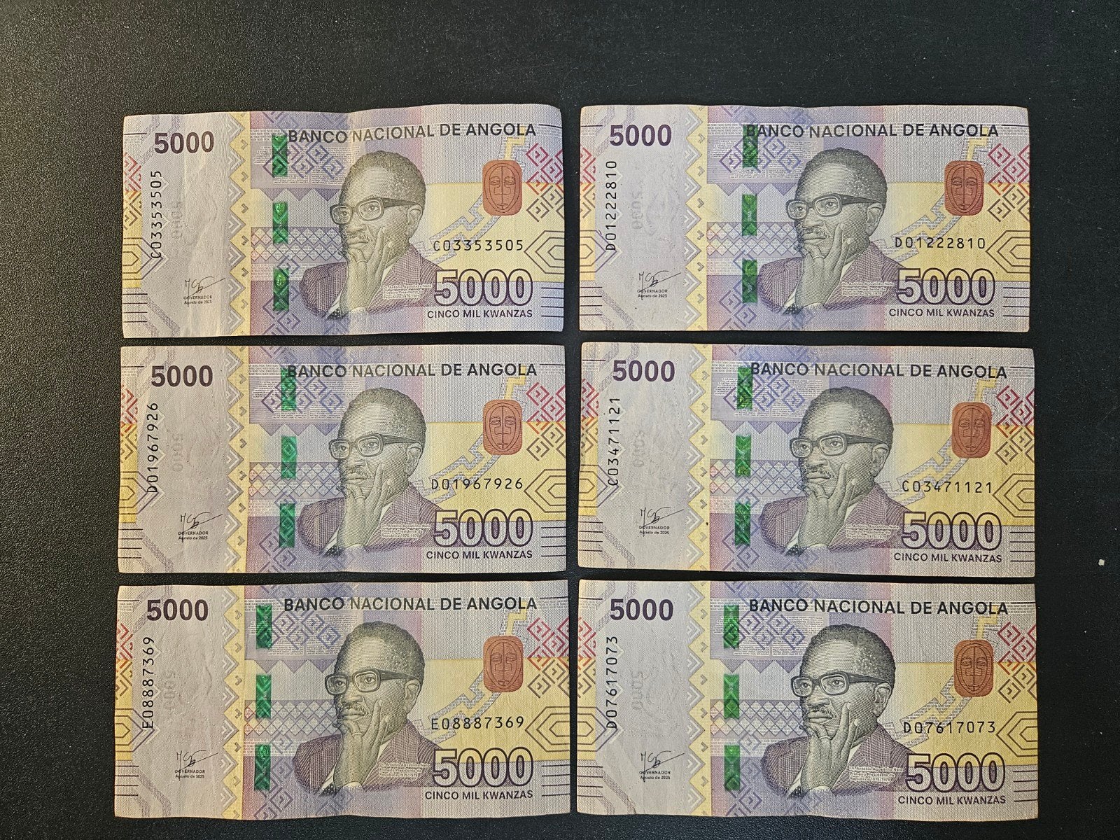 Angola pick W164 2025 per stuk, Postzegels en Munten, Verzenden, Overige landen, Los biljet