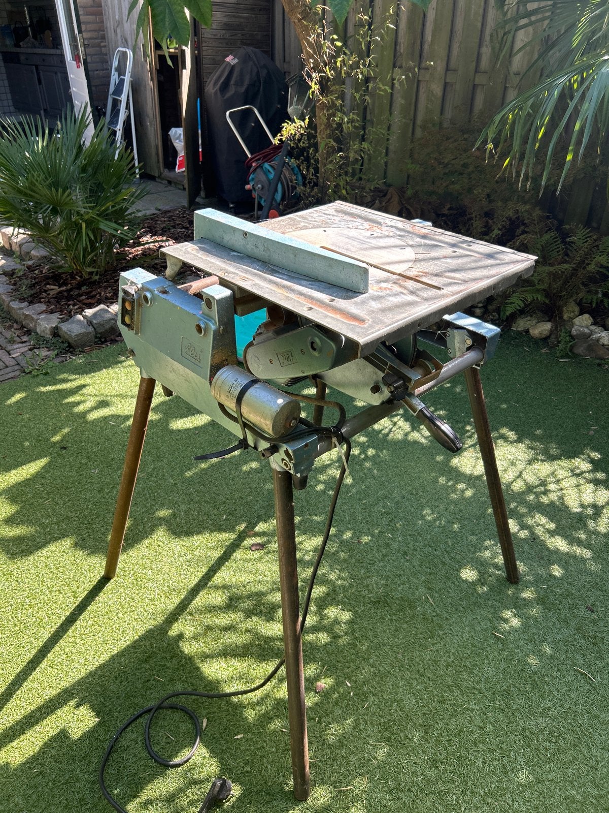 Elu flip over zaagtafel combi afkortzaag, Ophalen, Gebruikt, Cirkelzaag, 600 tot 1200 watt