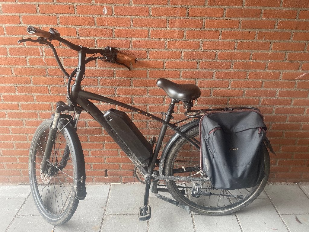 Mooie en comfortabele elektrische fiets,, Zo goed als nieuw, 47 tot 51 cm, 30 tot 50 km per accu, Ophalen