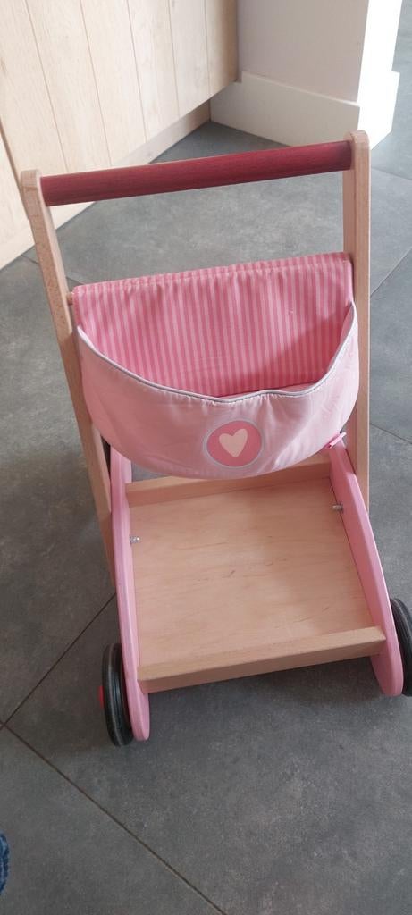 Haba loopwagentje, Ophalen, Zo goed als nieuw, Babypop